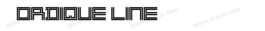 Nordique line字体转换